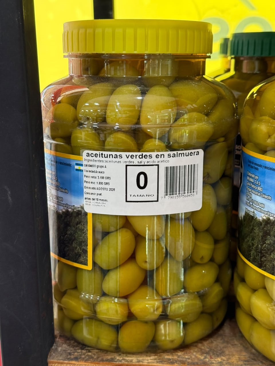 Ace Ver C/C 0 x 2 Kg - Olivares de Cesar